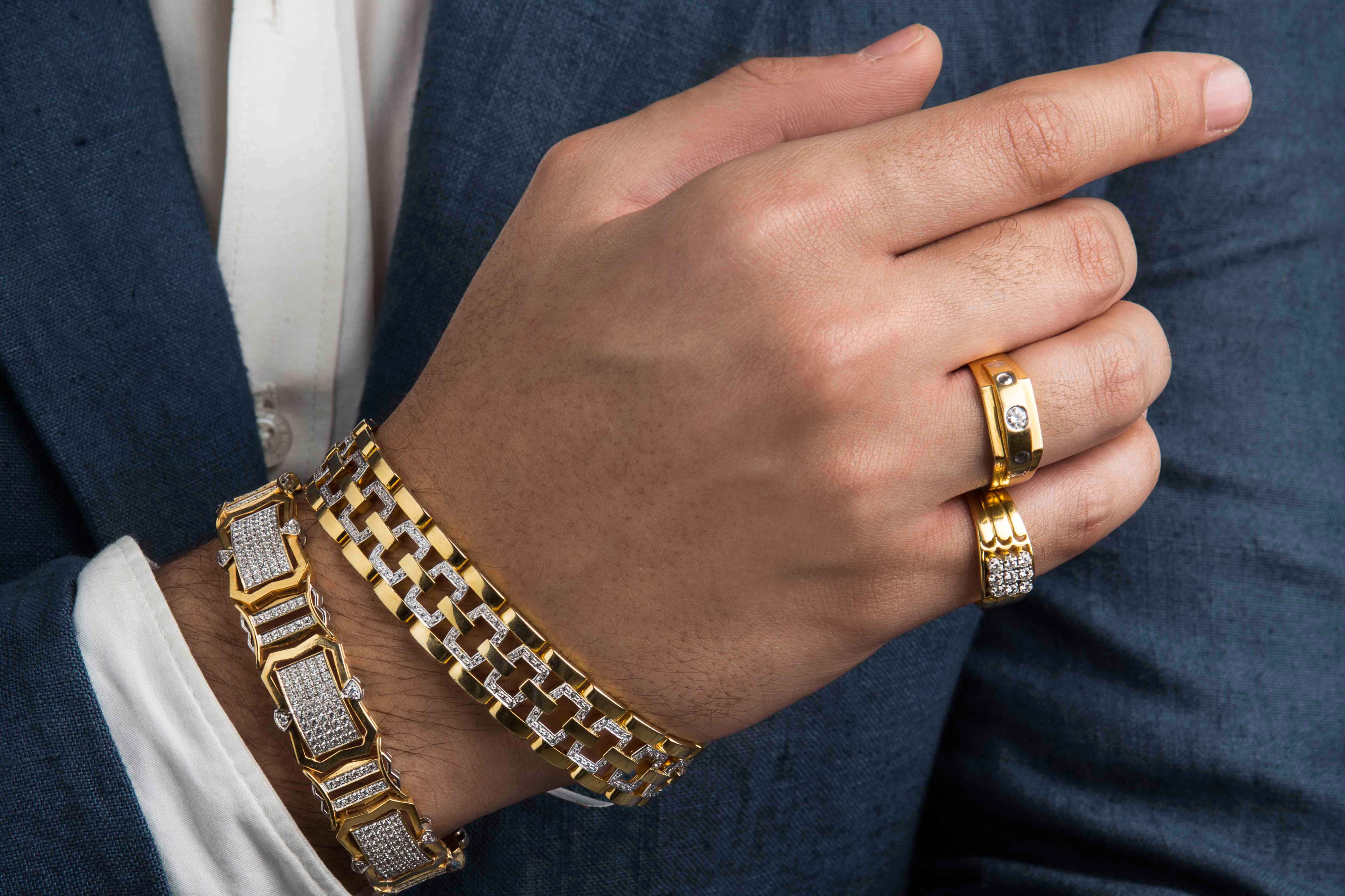 gold finger ring for men - Ghanasingh Fine Jewels